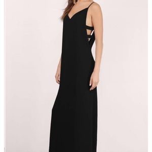 Black maxi dress